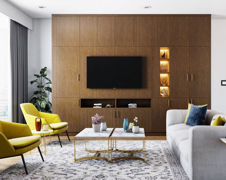 TV Unit Floor to Ceiling